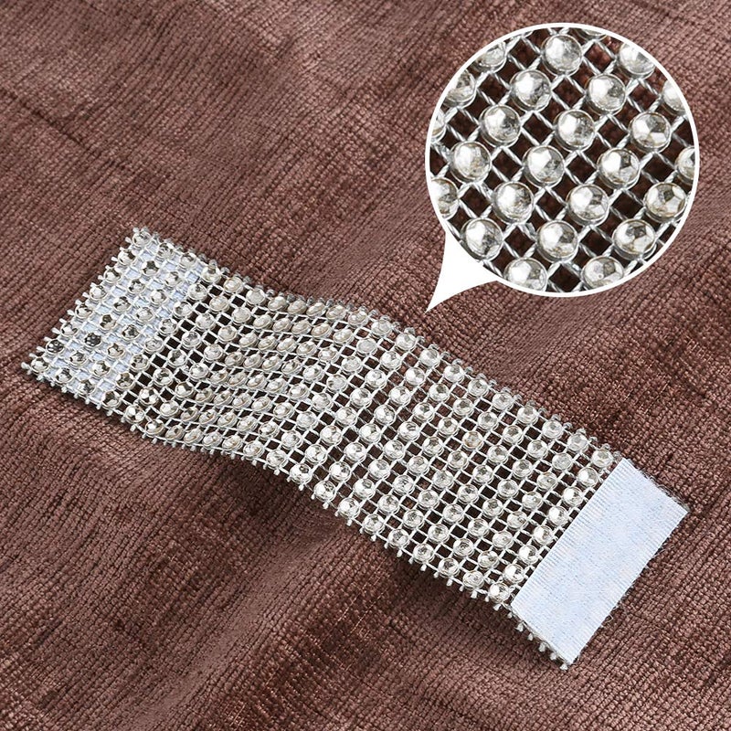 Accmor 50pcs Napkin Rings, Silver Napkin Rings Buckles for Table Decorations, Wedding, Dinner, Party, DIY Decoration - Image 2